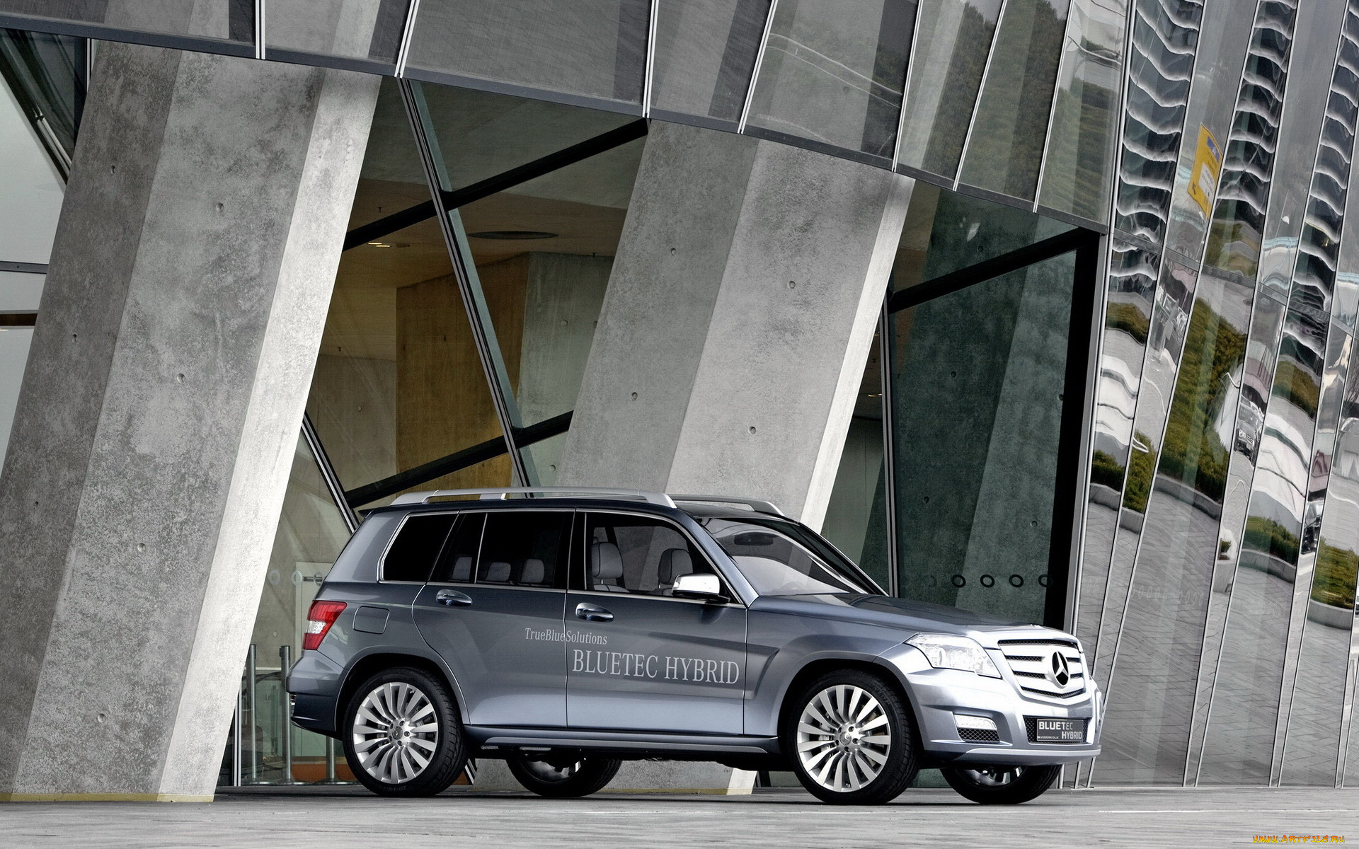 mercedes, benz, vision, glk, bluetec, hybrid, concept, 
